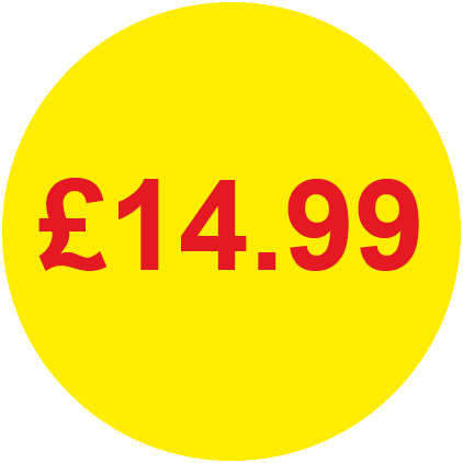 £14.99 Round Price Labels