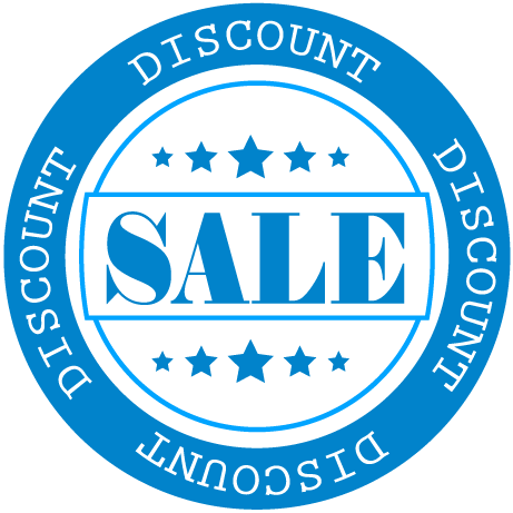 SALE Discount Round Labels