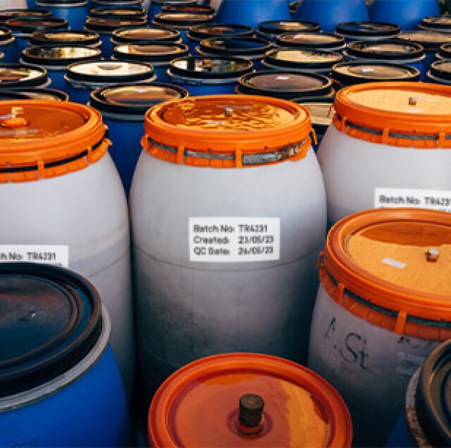 Labels for Chemical Drums