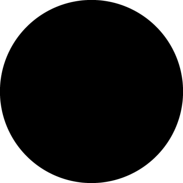 Black Dot Identification Round Labels