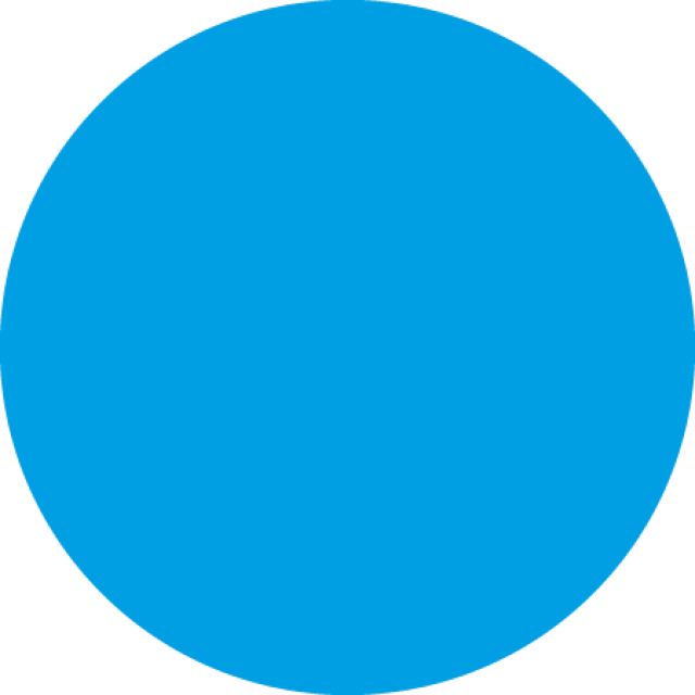 Blue Dot Identification Round Labels