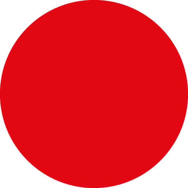 Red Dot Identification Round Labels