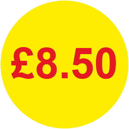 £8.50 Round Price Labels