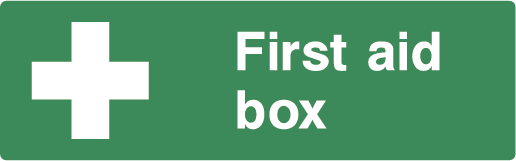 First Aid Box Rectangle Labels