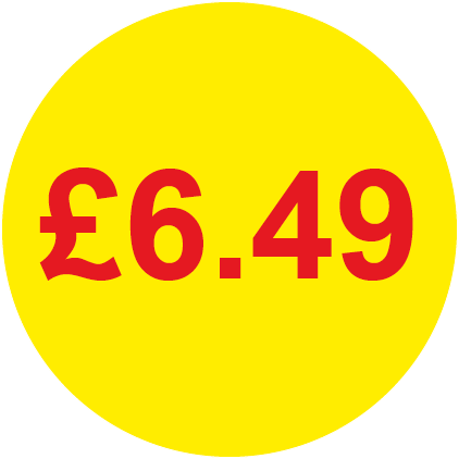 £6.49 Round Price Labels