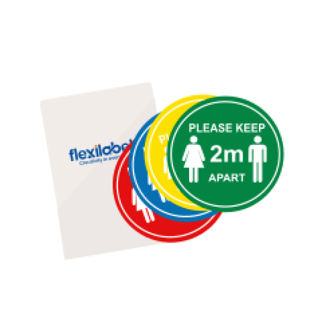 Please Keep 2m Apart Social Distance, Anti-Slip Floor Vinyl Sticker